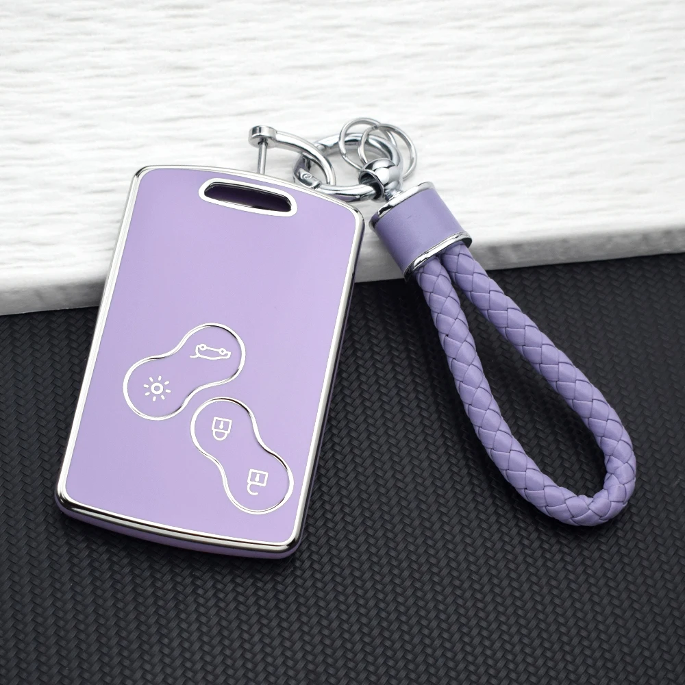 

Fashion TPU Car Key Case Cover for Renault Clio Captur Duster Logan Megane Scenic Koleos Fluence Zoe Key Fob Keychain Auto Parts
