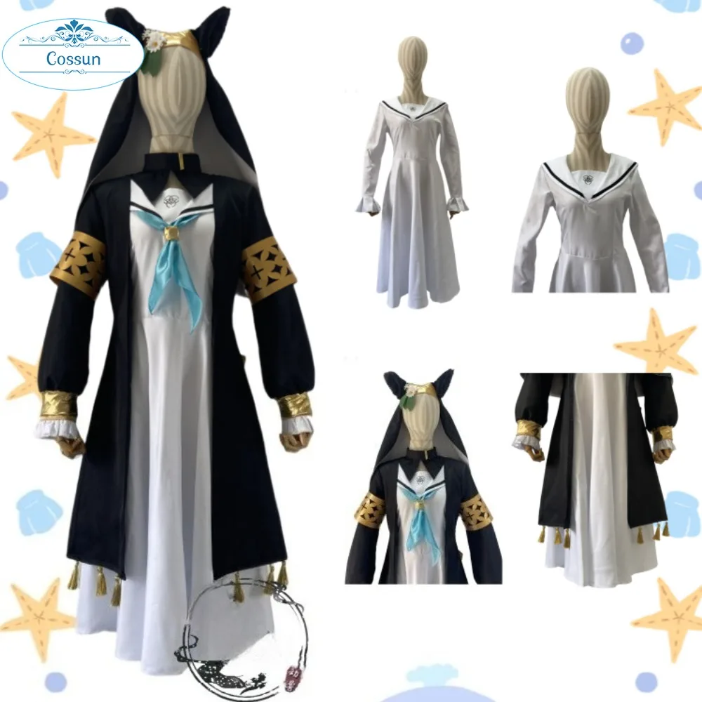 

[Customized] Blue Archive Iochi Marī Cosplay Costume Halloween Game Suit Anime Costume Nun Costume Cute Clothes for Women Men