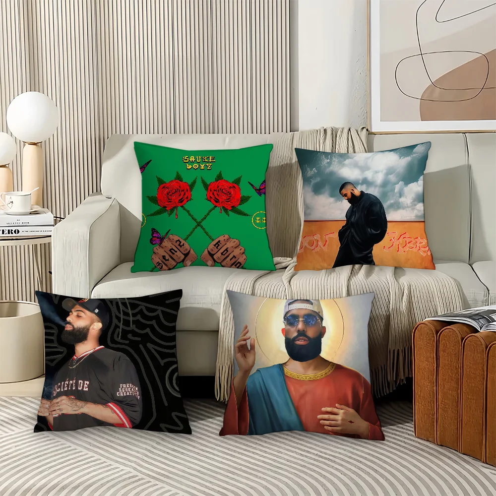 

American rapper Eladio Carrion Pillow Case Office Cushions Suitable For Sofa Car Bedroom Decorative Cushion Cover