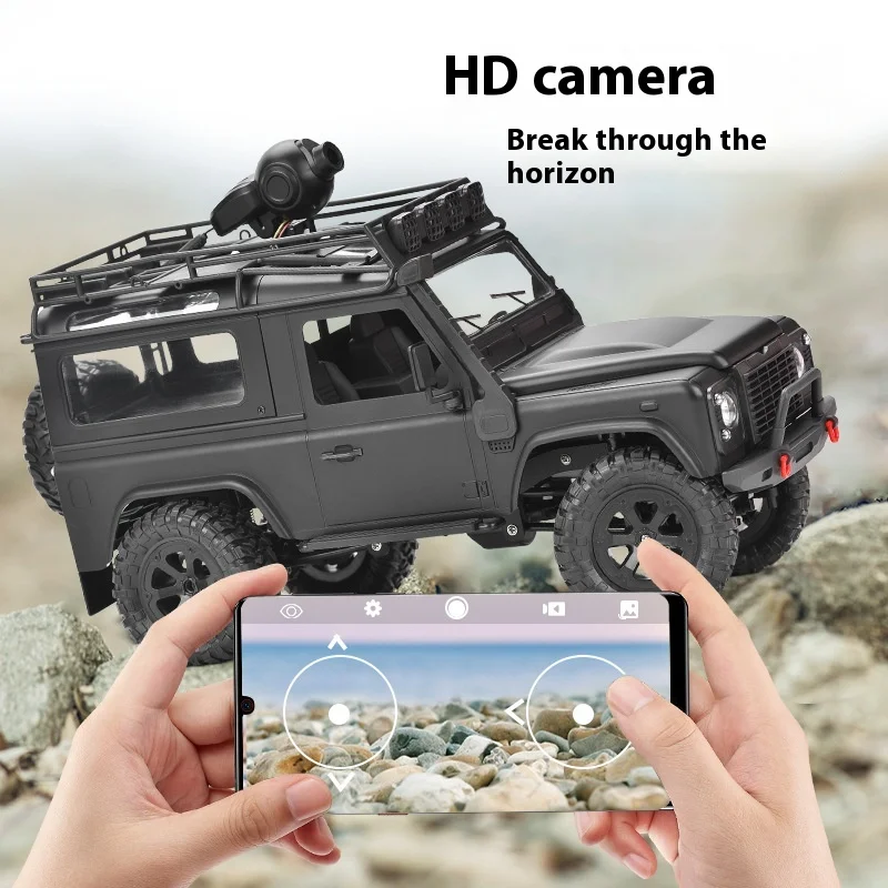 Four-wheel drive off-road vehicle simulation RC controllable headlights climbing car full-scale remote control car big boy toy