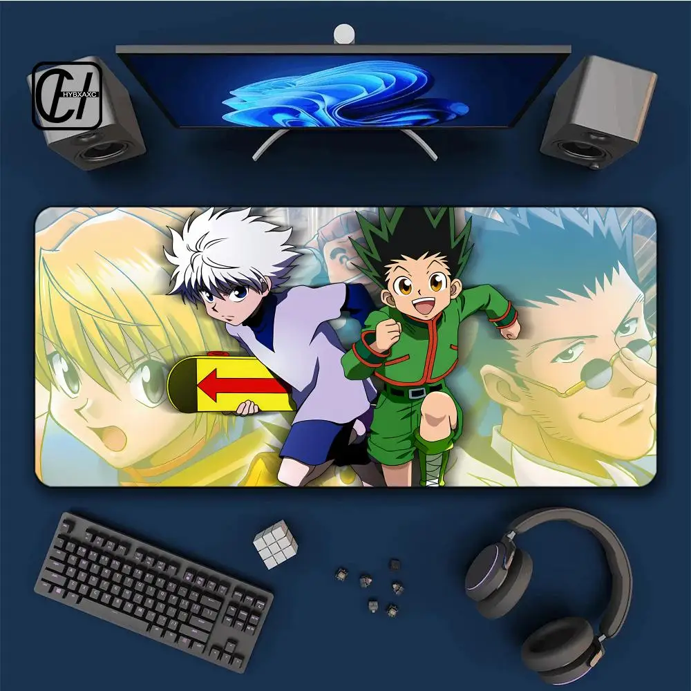 

Large HD XXL Mousepad H-Hunter x hunter Anime Large Game Mouse Pad Office Laptop expand Desk Mat Non-slip PC Accessories Mat