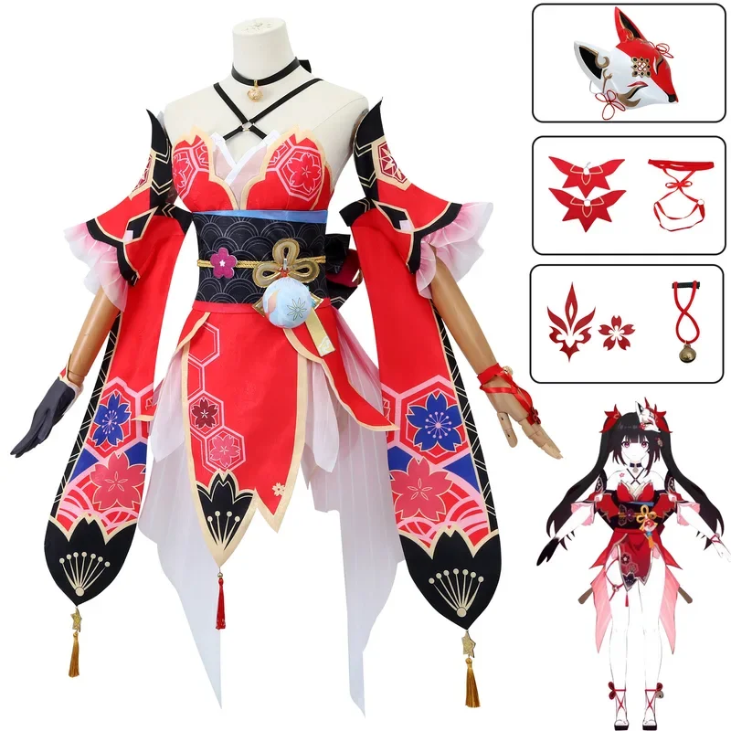 Honkai Star Rail Sparkle Cosplay Costume scarpe Geta Anime gioco di ruolo Halloween carnevale Costume Outfit Party Prop donna uomo