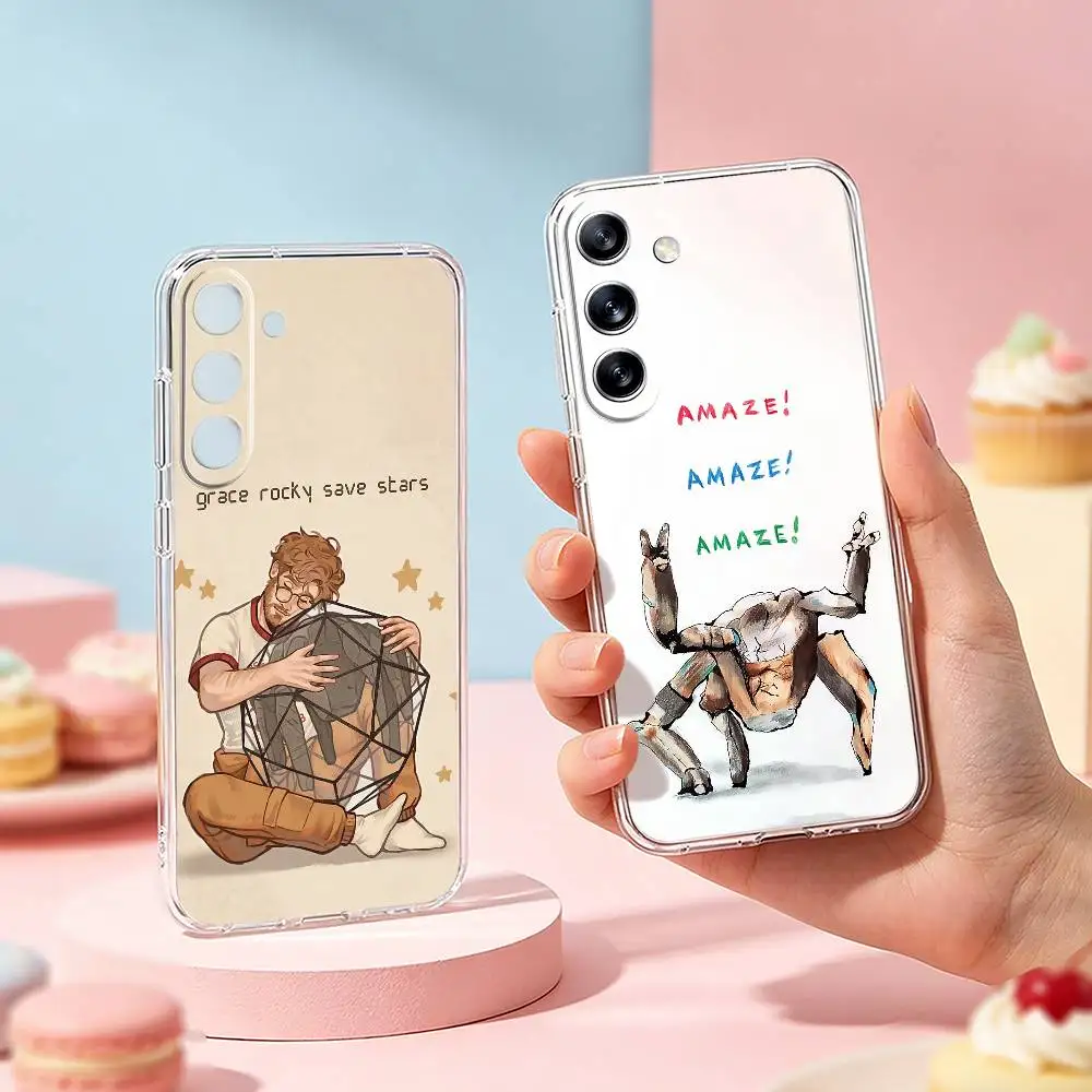 H-Hail Mary R-Rocky G-Grace Art Phone Case For Samsung Galaxy A91,80,73,72 ,71,53,52,32 ,31,22,21s,20,Transparent Soft Case