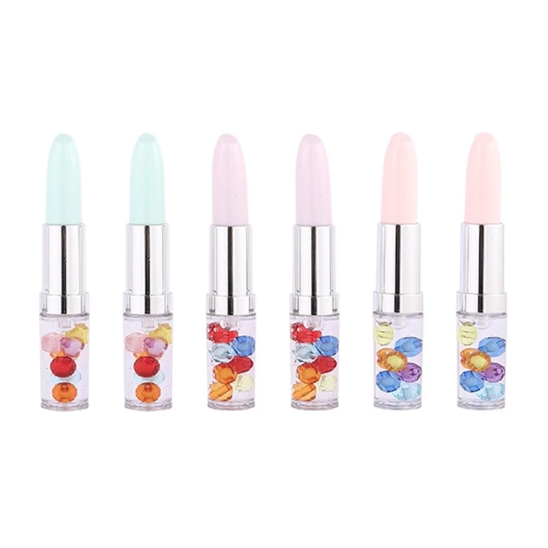 

CORA 6Pcs Lipstick Gel Pen 0.5MM Tip Quick Drying Gel Pen for Writing Note Taking Journaling School Office Supply