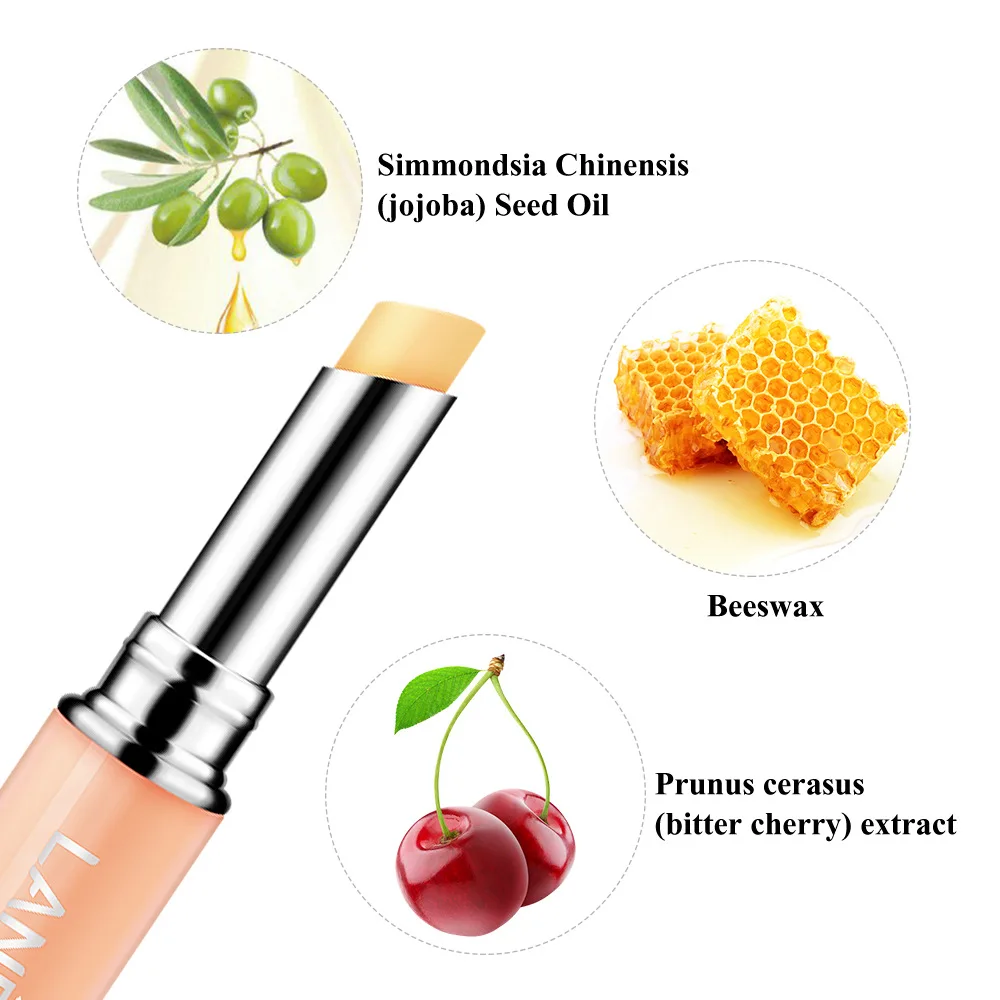 100Pcs Hyaluronic Acid Long-lasting Nourishing Lip Balm Lip Plumper Relieve Dryness Reduce Fine Lines Moisturizing Lip Care