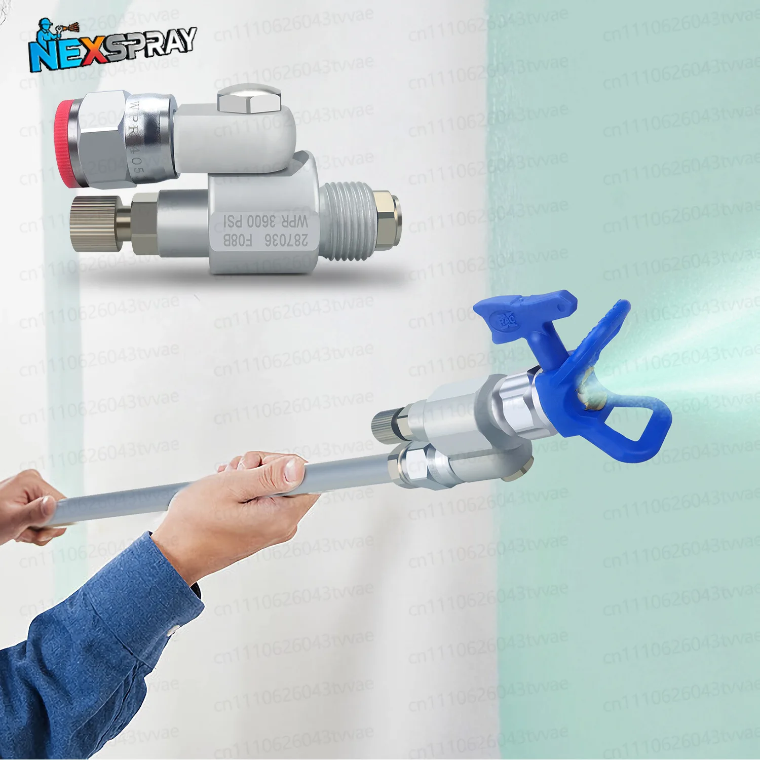Paint latex paint paint airless spraying machine accessories shut-off valve 2.8703 billion rotor rotary joint