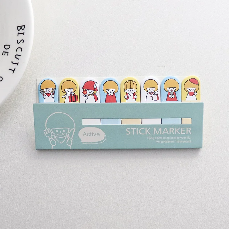 Briefpapier Leuke Mini Notities N Keer Memo Pad Scrapbooking Sticky Notes Notitieblok Stationaire