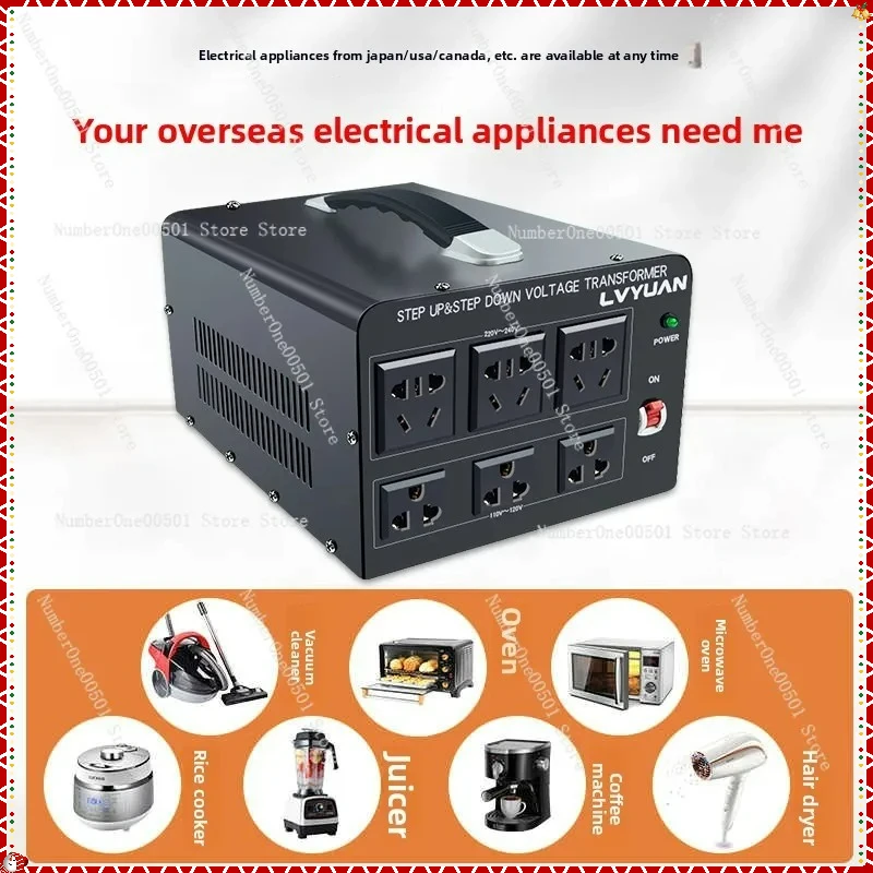 

Transformer 110V to 220v US 120V Japan 100V Transformer 220 to 110 Taiwan Power Converter