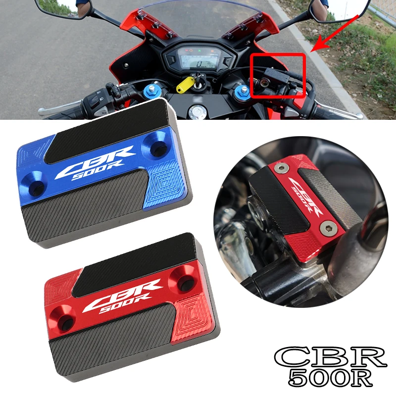 For HONDA CBR500R CBR 500R 2013-2020 Motorcycle CNC Front Brake Reservoir Fluid Tank Cover Oil Cup Cap Hot sale