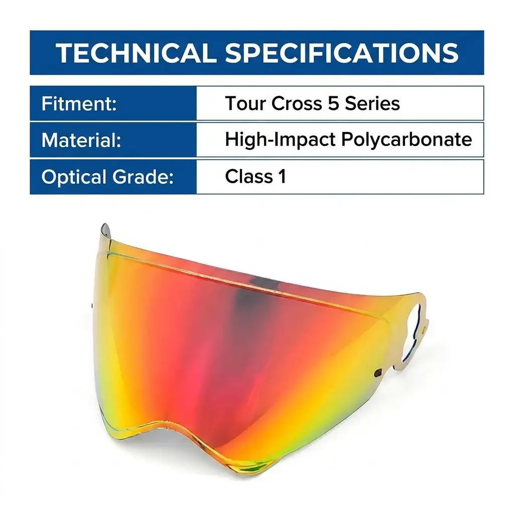 Motorcycle Helmet Visor for Arai Tour-Cross 5 Cross V Xd-5 helmet lens clear