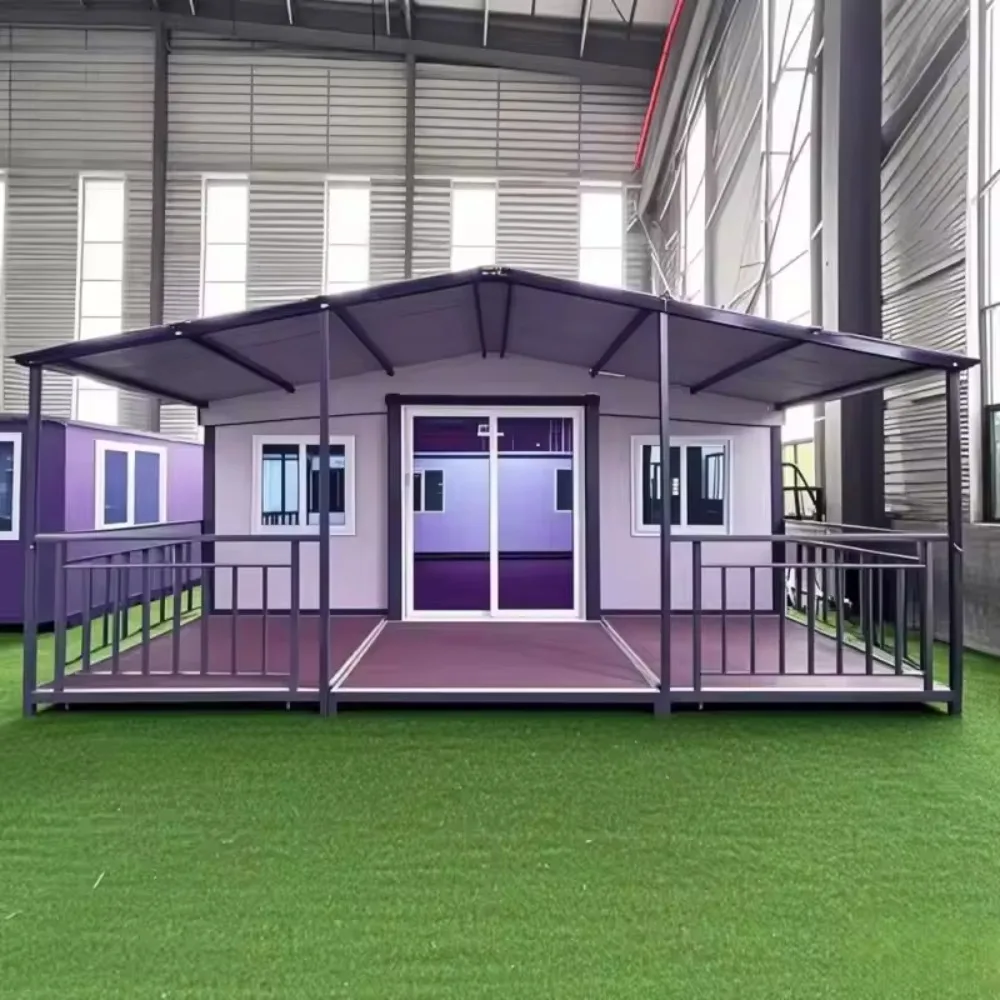 الجملة منازل الجاهزة قابلة للتوسيع 40Ft 60m2 وحدات جاهزة الحاويات المنزل الفاخرة دائم فيلا بيع المصنع مباشرة