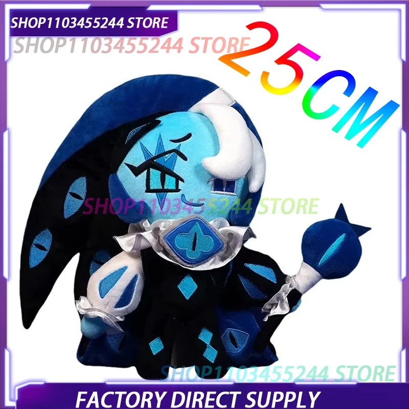 

New Cookie Run: Kingdom Shadow Milk Cookie Anime Figure Plush Toys 25cm Cute Shadow Milk Cookie Game Doll Custom Toys Kids Gift