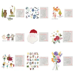 Santa Claus Decoration Metal Cutting Dies for Scrapbooking New Arrival 2024 Die Cutters for Scrapbooking Making Craft Cutting