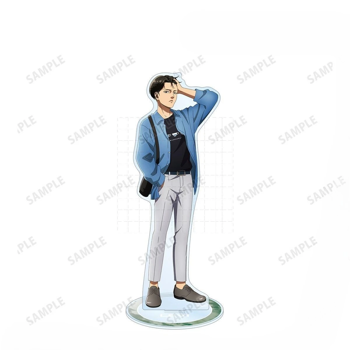 Game Erwin Smith Levi Ackerman Eren Yeager Hans Hange Zoe Acrylic Stand Doll Anime Figure Model Plate Cosplay Toy Gift