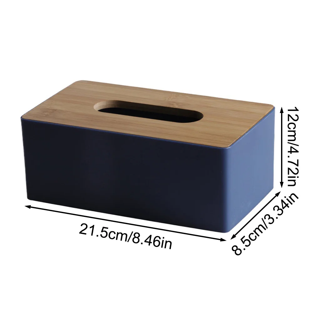 1pc Wood Cover Tissue Box Creative Multi-Functional Table Storage Box Hotel Toilet Paper Storage Box