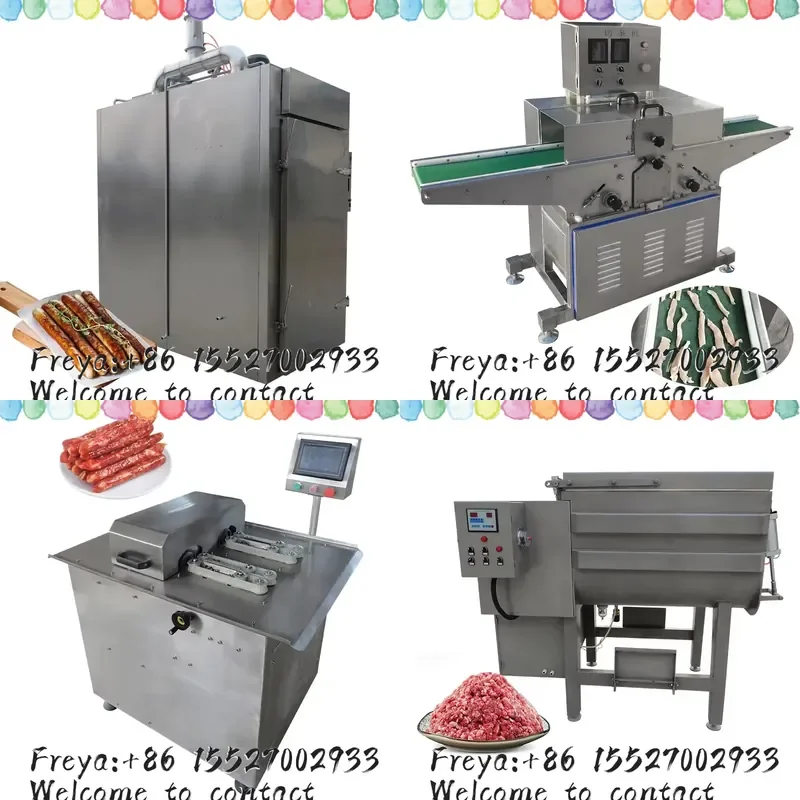 Meat Strip Sausage Processing Production Line Meat Strip Making Machine for Industrial Food Production