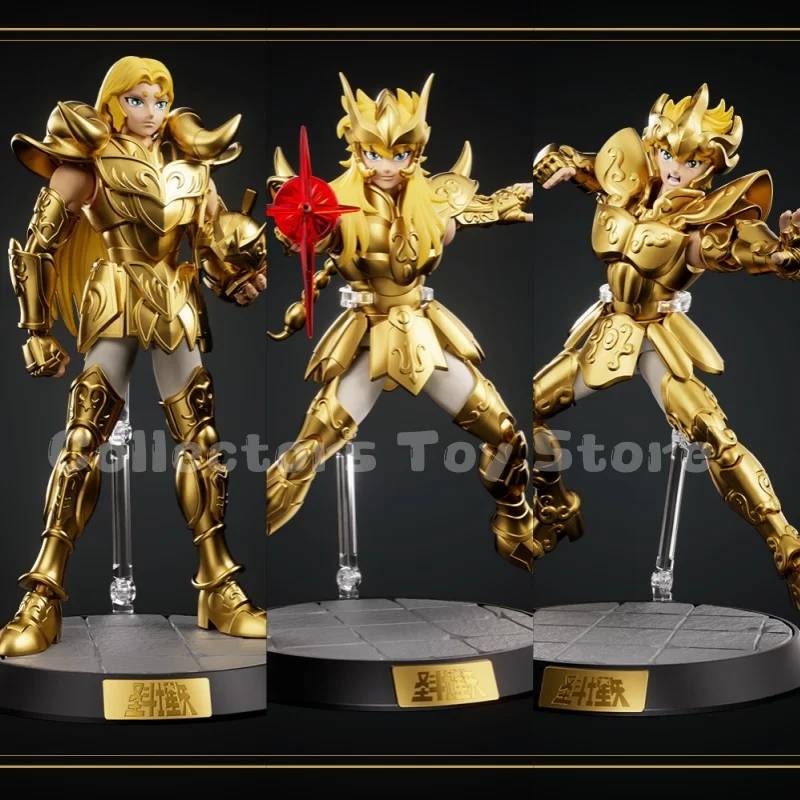 In Stock Blokees Saint Seiya Champion Class Aries Mu Anime Figure Masami Kurumada Action Figure Decorate Kids Birthday Gift Toy