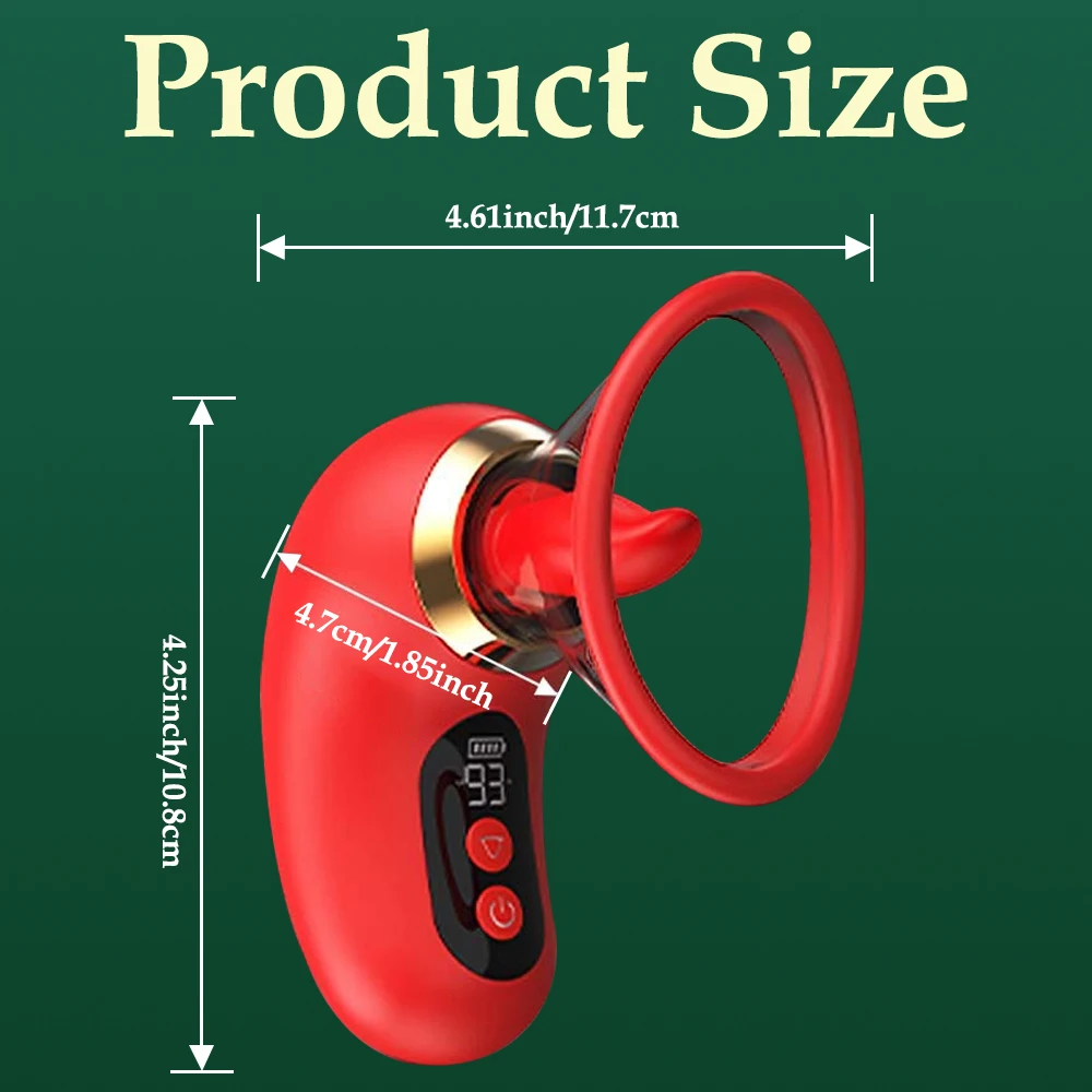 Sucker Tongue Licking Vibrator App Control Female Orgasm Vagina Nipples Clitoris Stimulator Masturbator  Sex Toy for Women image 6