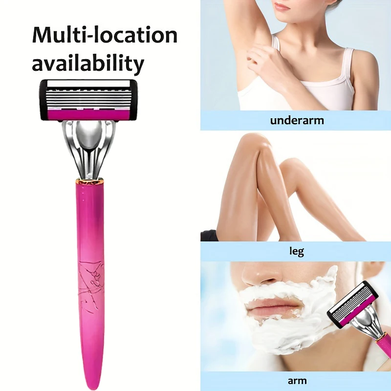 Razor Classic 6-layer Safe Razor Suitable for Men and Women Hair Removal Razor Manual Razor Safety and Scratch Prevention