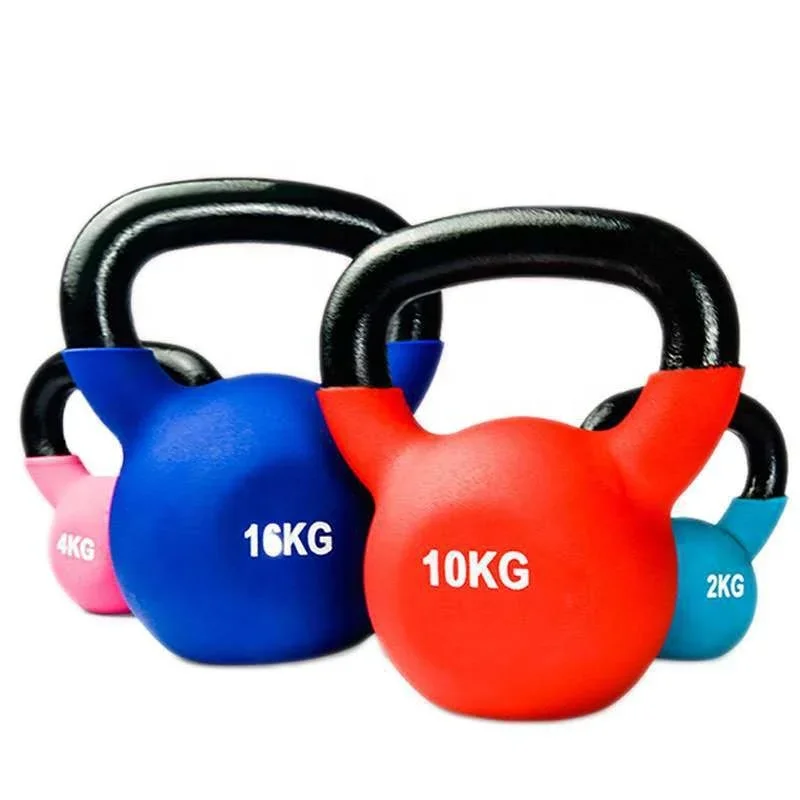 Kettlebell de goma al por mayor del peso ajustable de Kettlebell personalizado del Kettlebell 2kg a 40kg del equipo del gimnasio