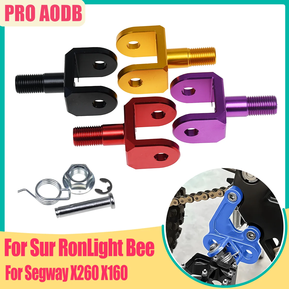 

Electric Motorcycle CNC Bike Footpegs Rest Foot Pegs Link Bracket For Sur-Ron Surron Light Bee X Light Bee S Segway X160/X260