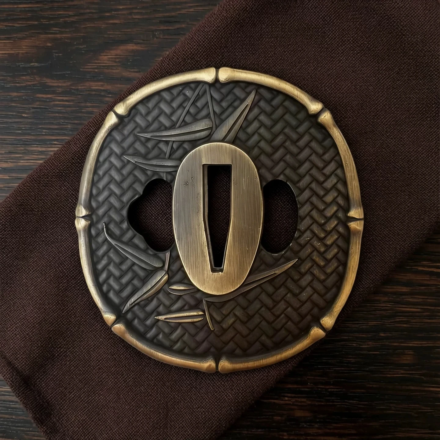 9 Styles Japanese Tsuba Sword Guard Alloy Tsuba Lotus Wave Bamboo Plum Dragon Lion Dragonfly Pattern