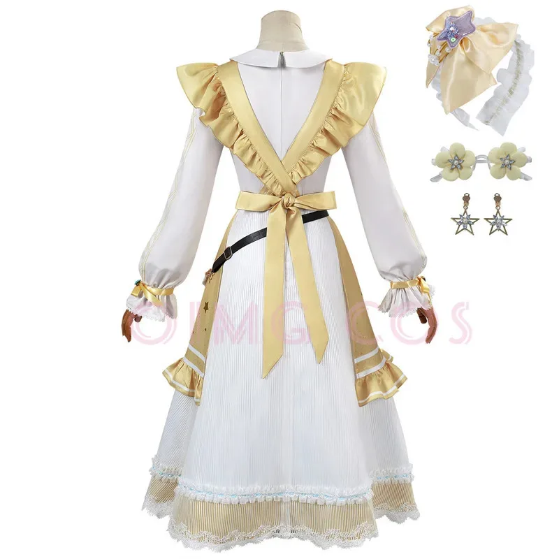 

DY20Identity 5 Toy Merchant Anne Lester Cosplay Costume Adult Carnival Uniform Wig Anime Halloween Costumes Masquerade Women Gam