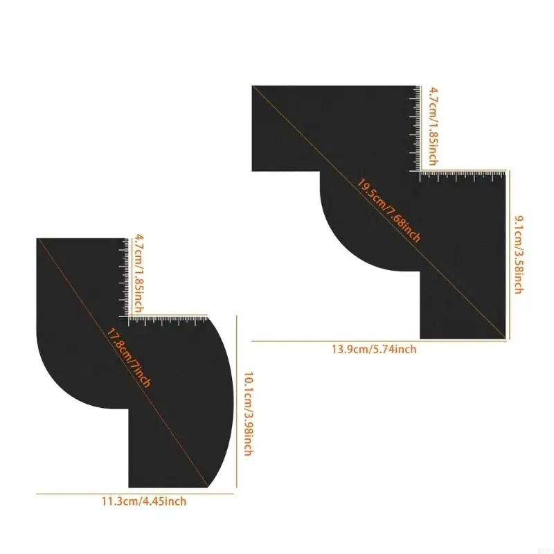 918D Практическая карта усилителей волос для профессиональных парикмахерских и энтузиастов стиля