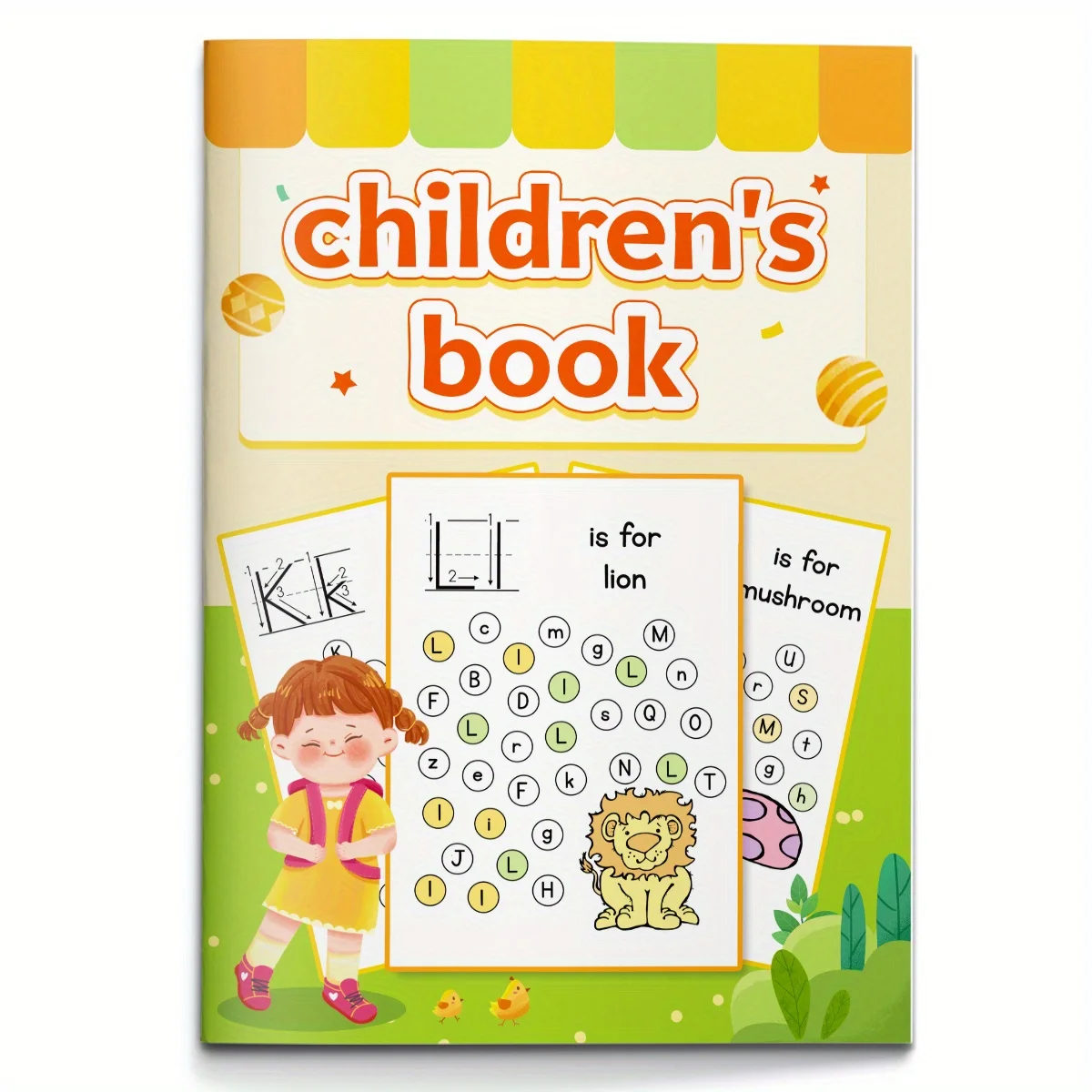 Let’s Learn the Alphabet! A Hands-On Book for Kids to Discover Letters, Practice Sounds, and Have Fun While Learning