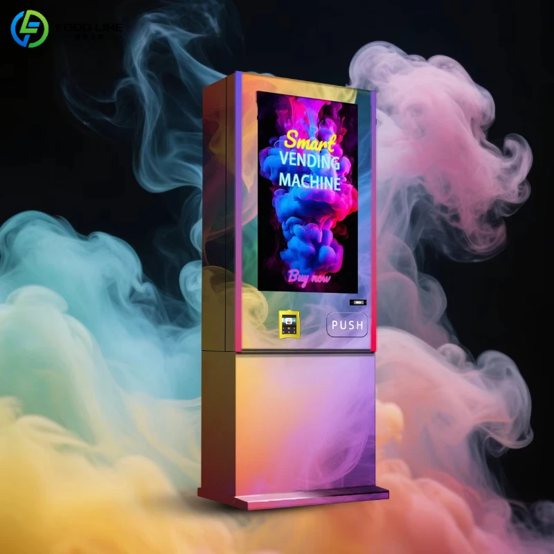 Customized Complete Self Service Vending Solution Face Recognition Age Check Automatic Selling Machine