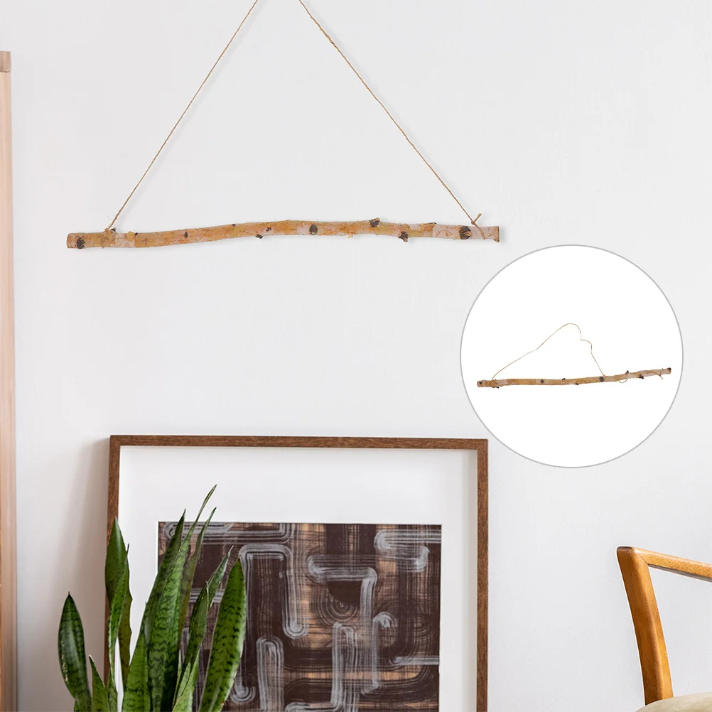 

3Pcs Farmhouse Wall Decor Rustic Wooden Log Hanging Branch Decoration for Bedroom Living Room Entryway Home Decor Hanging Tree