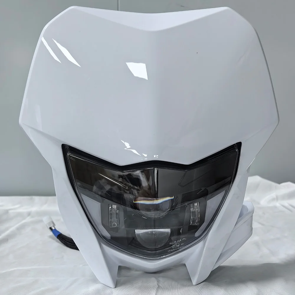 For Yamaha WR250F WR450F 2019‑2026 WR 250 450 F LED Dirt Bike Front Headlight DRL Lamp With Fairing Mask Light Assembly E24