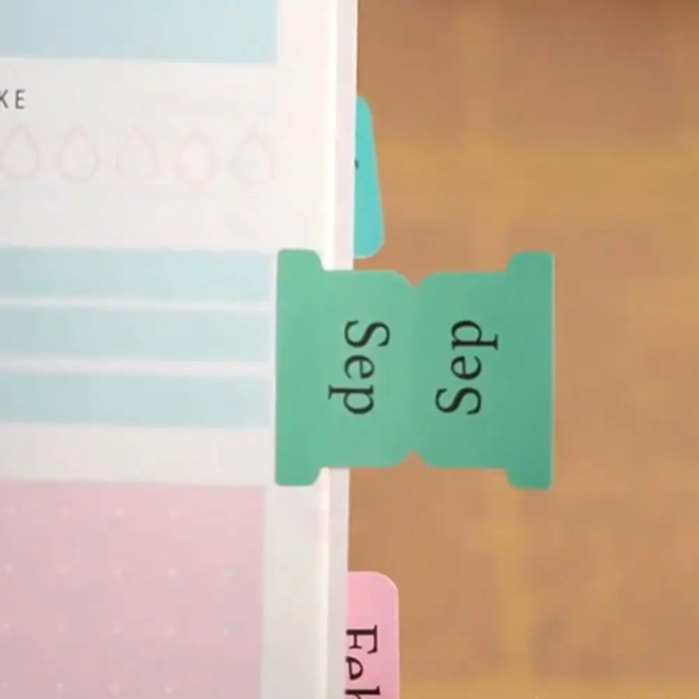 

Waterproof Classification Index Easy To Tear Removable Classification Stickers Self-adhesive Easy Read Plan Label Stationery