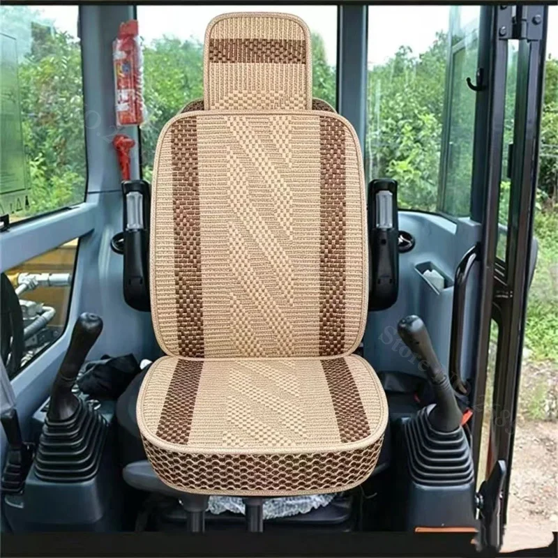 Excavator Digger Crane Loader Seat Cushion Cover Mat for SANY KOBELCO KOMATSU Hitachi CAT XCMG Doosan Automobiles Seat Covers