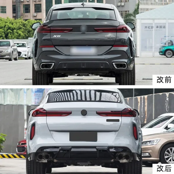 Geeignet für BMW X6 Old And New Surround G06 Early Change 23X6MF96 Front- und Rear Bar-Scheinwerfer-Surround-Kit