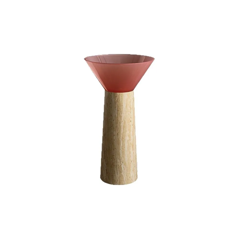 

Transparent resin hotel integrated sink color transparent column basin household