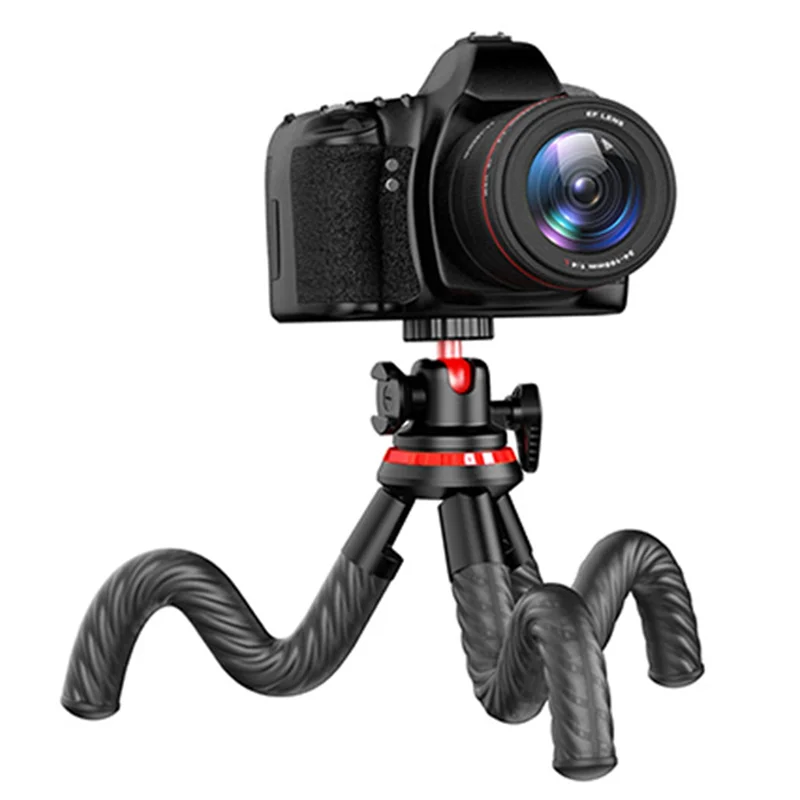 

ABZW Штатив-Осьминог Гибкий штатив 2в1 Дизайн Телефон Камера DSLR Держатель телефона Боковой холодный башмак