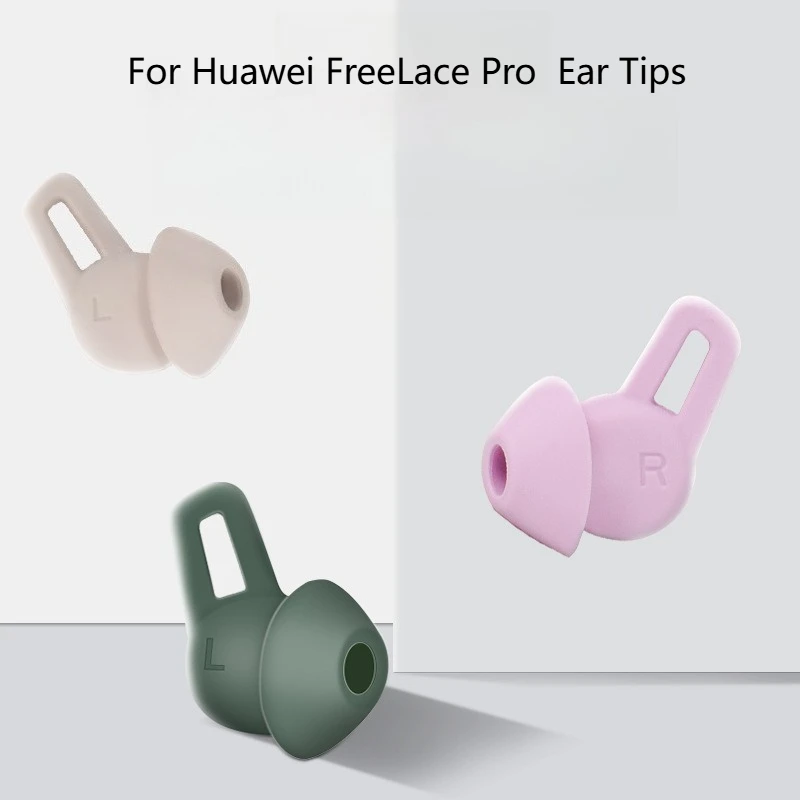 

Silicone Ear Tips & Ear Hooks & Protective Covers For Huawei FreeLace Pro Wireless Headphones