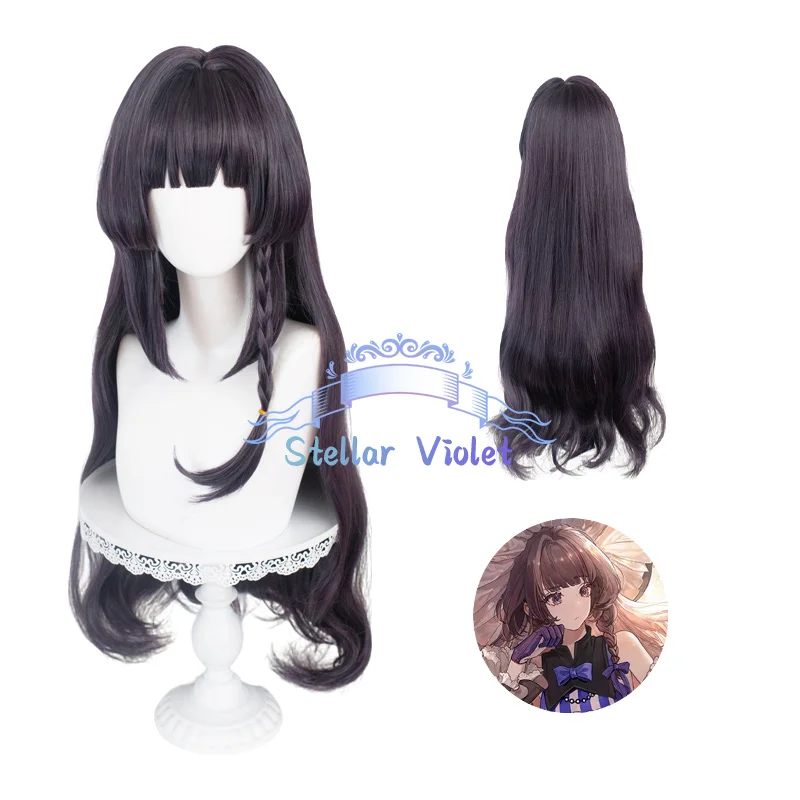 

Heroine Cosplay Wig Heat Resistant Anime For All Time Heroine Cosplay Synthetic Wigs 80CM Long Brown Anime Wig Halloween Party