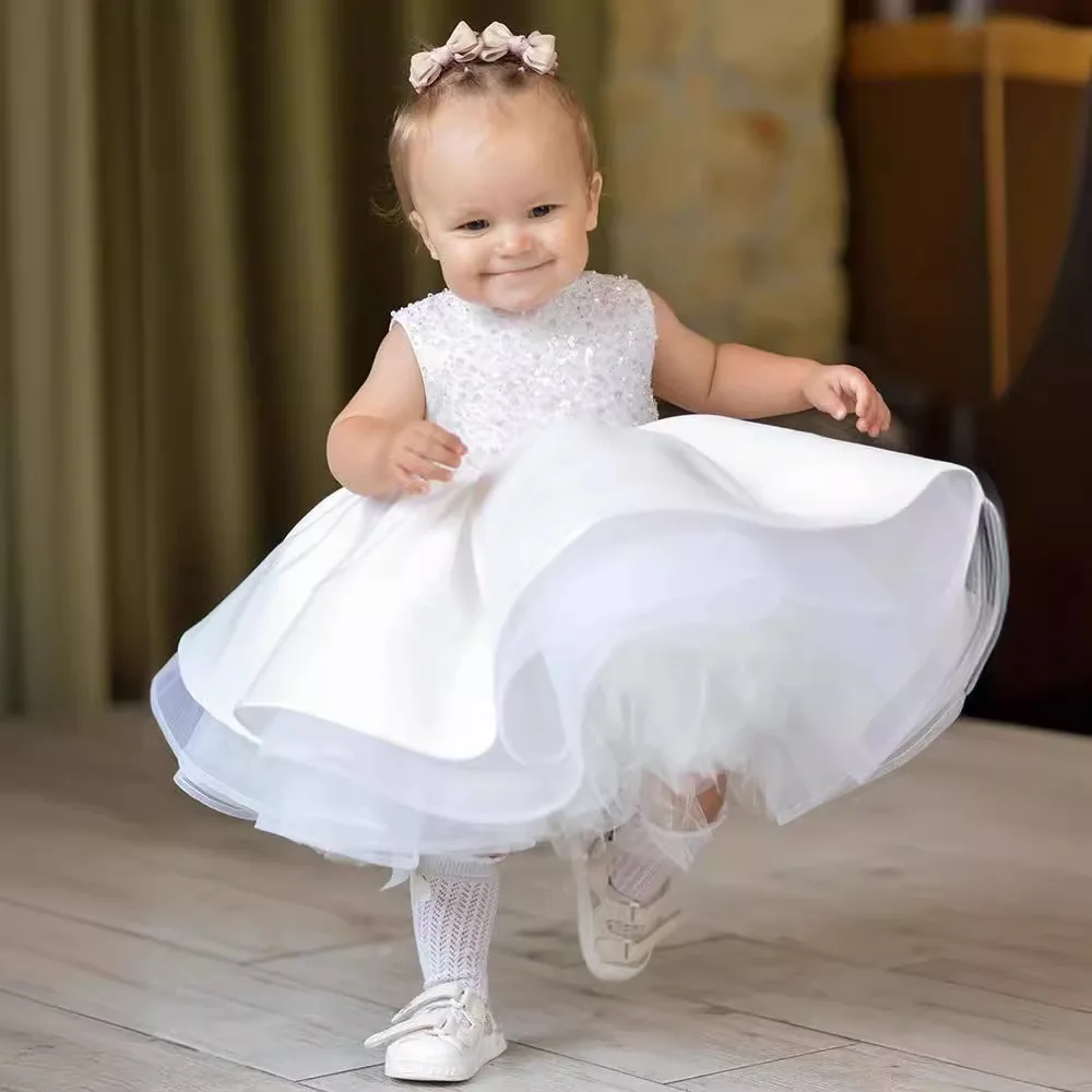 Christening Dress Girl Children's Party Dress Kids Dresses for Girls From 8 to 12 Years Old Elegant  Baby Kid Prom Luxury 14