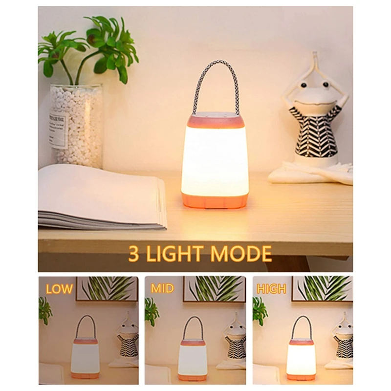 โคมไฟไฟ LED แบบแขวนหลอดไฟสำหรับตั้งแคมป์ไฟสำหรับตกปลาในเดินป่ากลางแจ้ง lampu tidur บ้านฉุกเฉินใหม่ LED แคมป์