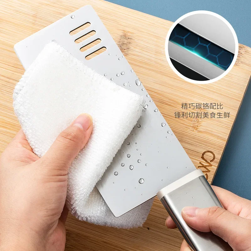 New arrival Stainless Steel Kitchen Knife Chopping Slicing Knife 3Cr13mov Cleaver Sharp Blade Comfortable Handle Knifes
