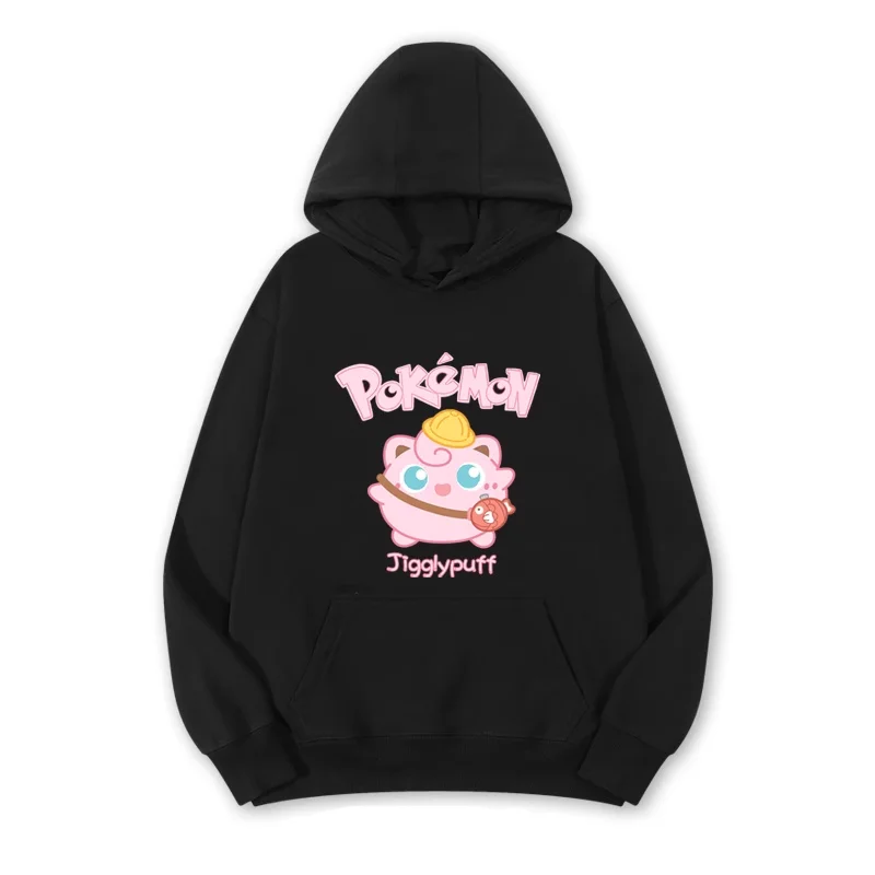 

(Miniso)Pokemon Jigglypuff Mini Cute Fall/Winter New Women's Fashion Crewneck Hoodies Comfortable Comfortable Y2k Women's Hoodie