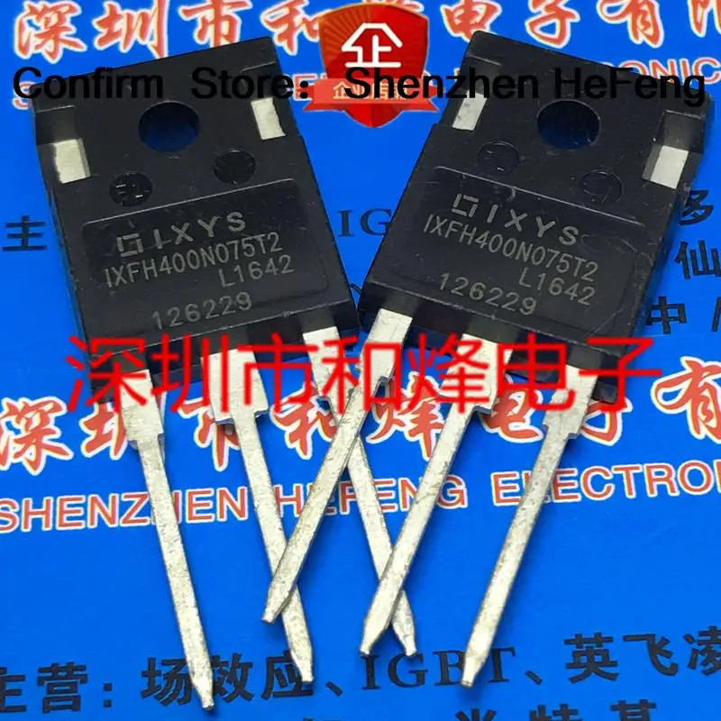 5PCS-10PCS IXFH400N075T2  TO-247 75V 400A   NEW AND ORIGINAL Fast Shipping Quality