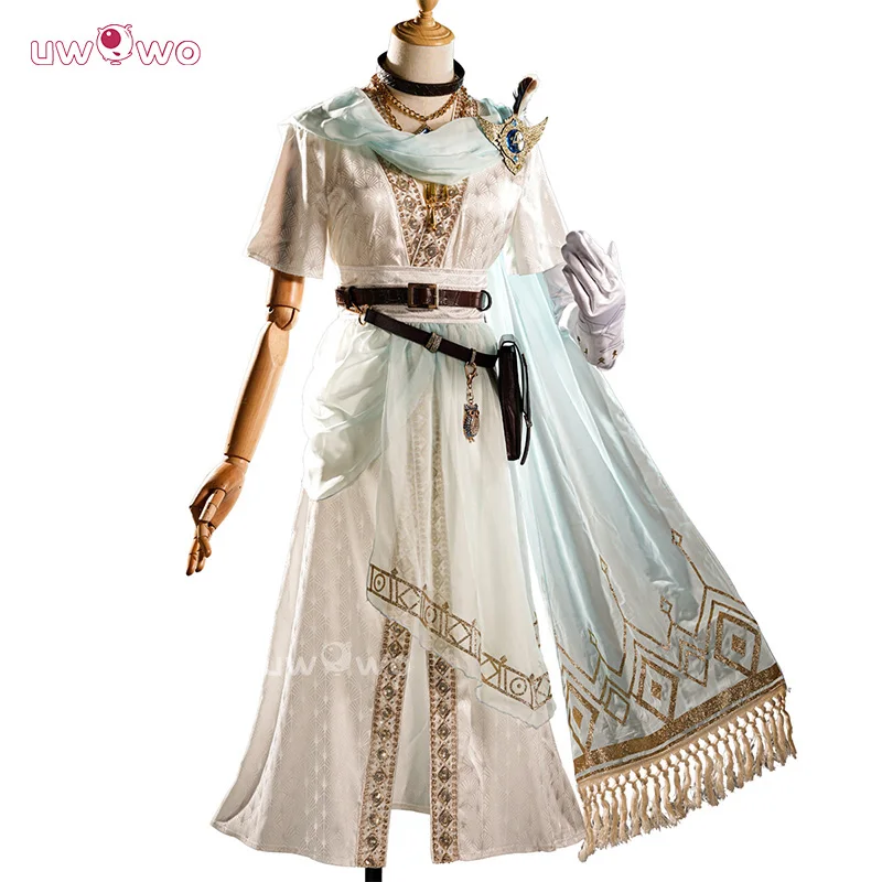 UWOWO Collab Series Game Identity V Seer Eli Clark Cosplay Costume White Suit Fancy Party Outfits