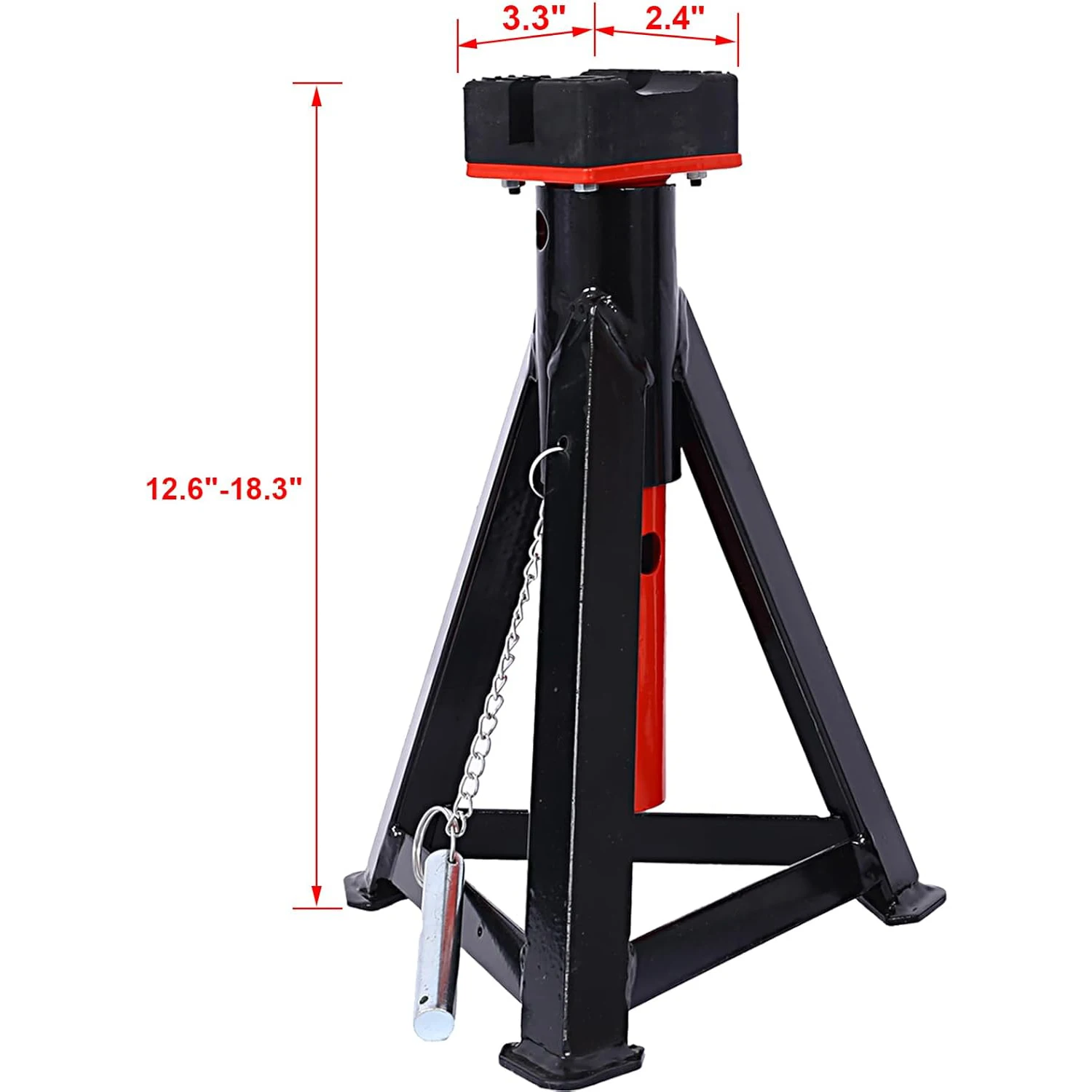 3 طن (6600 رطل) أداء جاك تقف 1 زوج 10 ارتفاع قابل للتعديل مرنة سريعة رفع جاك لمتجر إصلاح السيارات