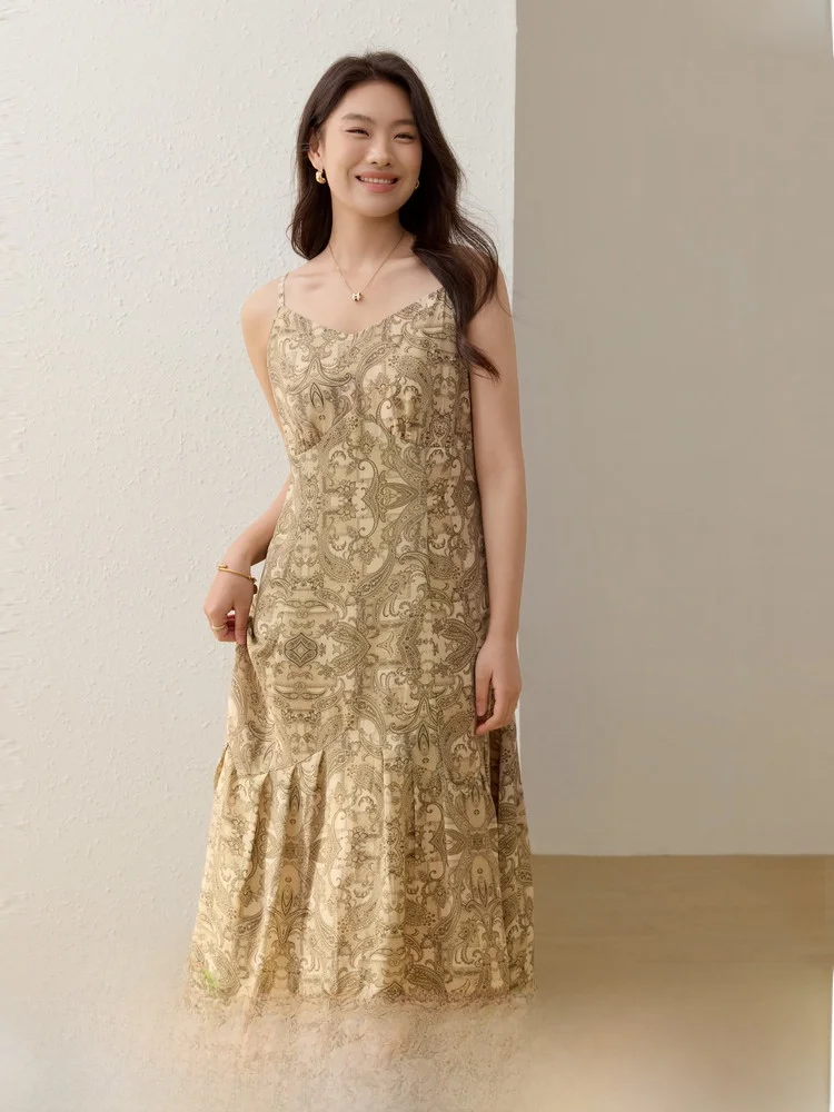 

Платье макси с V-образным вырезом в отпускном стиле, модное, больших размеров, женское, без рукавов, А-силуэт, в корейском стиле, для повседневной носки