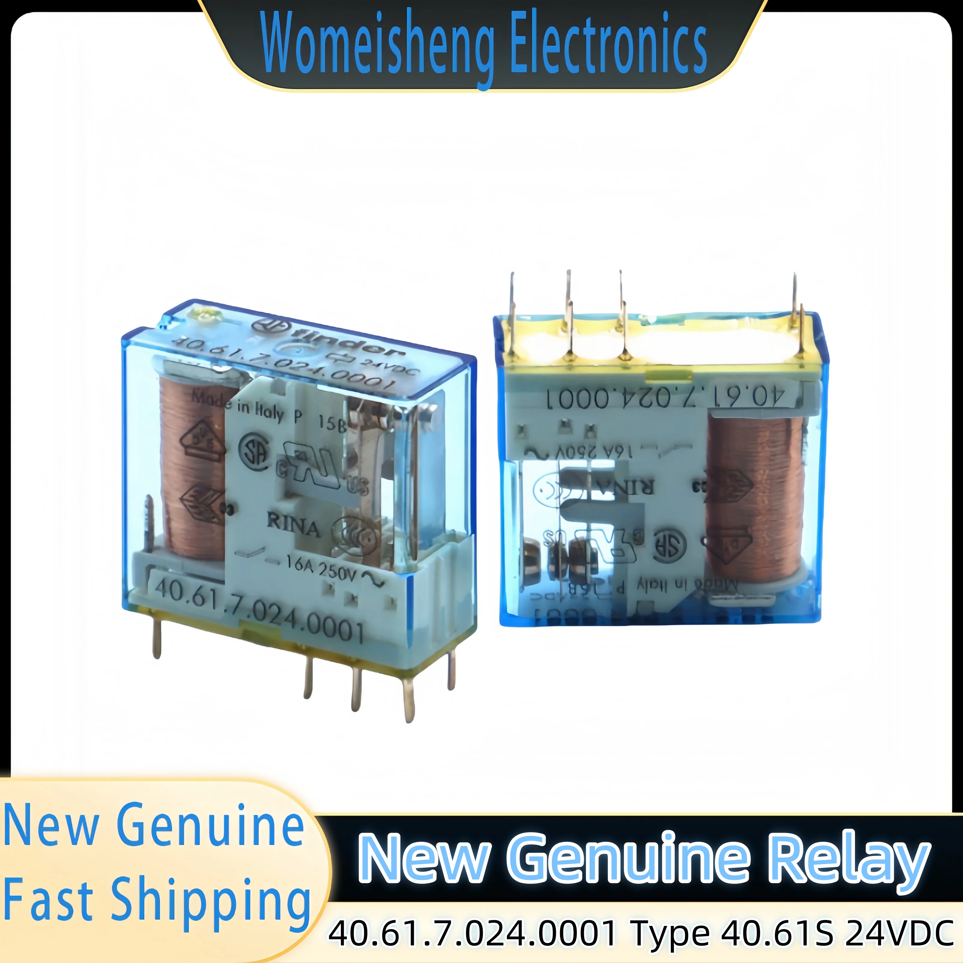 

Brand-new genuine 40.61.7.024.0001 Type 40.61S 24VDC relay 1PCS