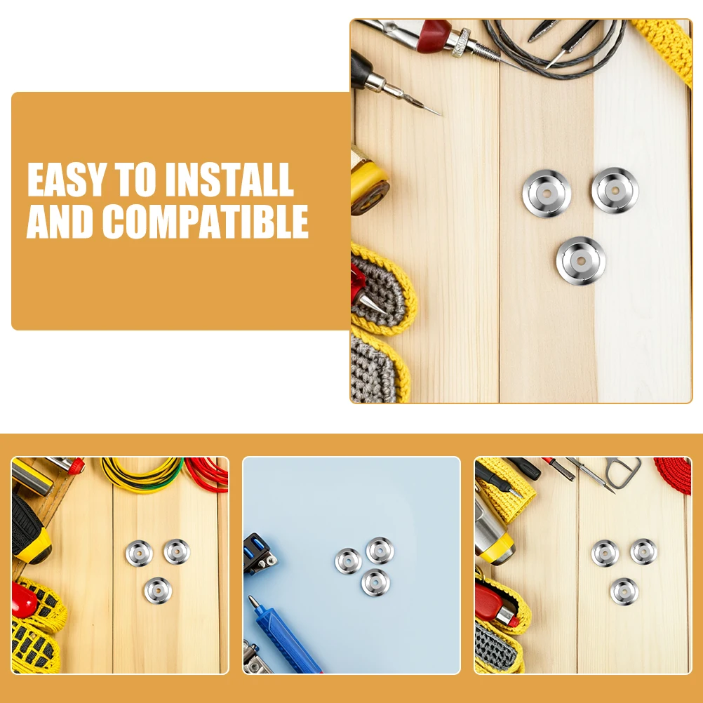 120pcs Drum Kit Accessories Sturdy Iron Cymbal Bells Copper Sheet Hat Tambourine Music Instruments Kids Toys