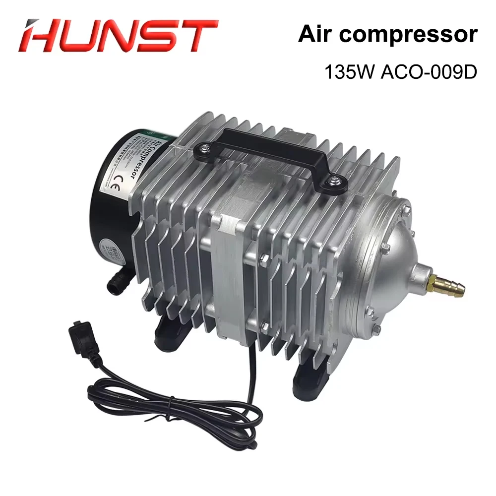 Hunst 135W Air Compressor Electrical Magnetic Air Pump 110V/220V ACO-009D, for CO2 Laser Engraving Cutting Machine view 3